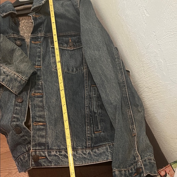 # 0492- Men Arizona Blue Jean Company Jacket. Julie Lee handcrafted Art . WHT - Picture 7 of 11